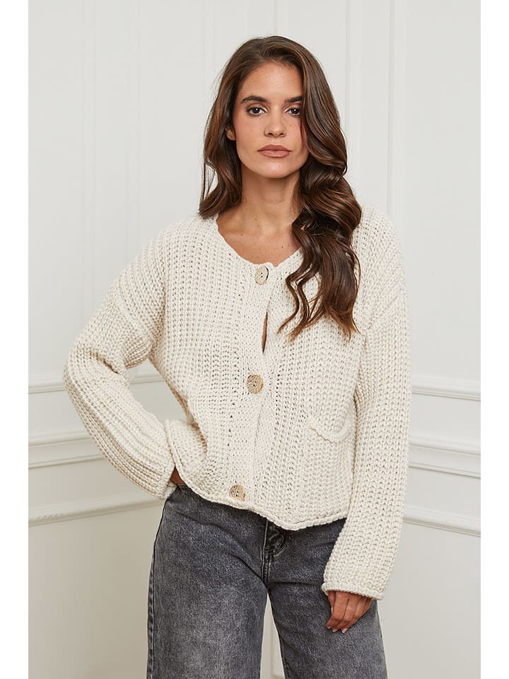 L'armoire de Suzette Kardigan w kolorze beżowym rozmiar: 34/36