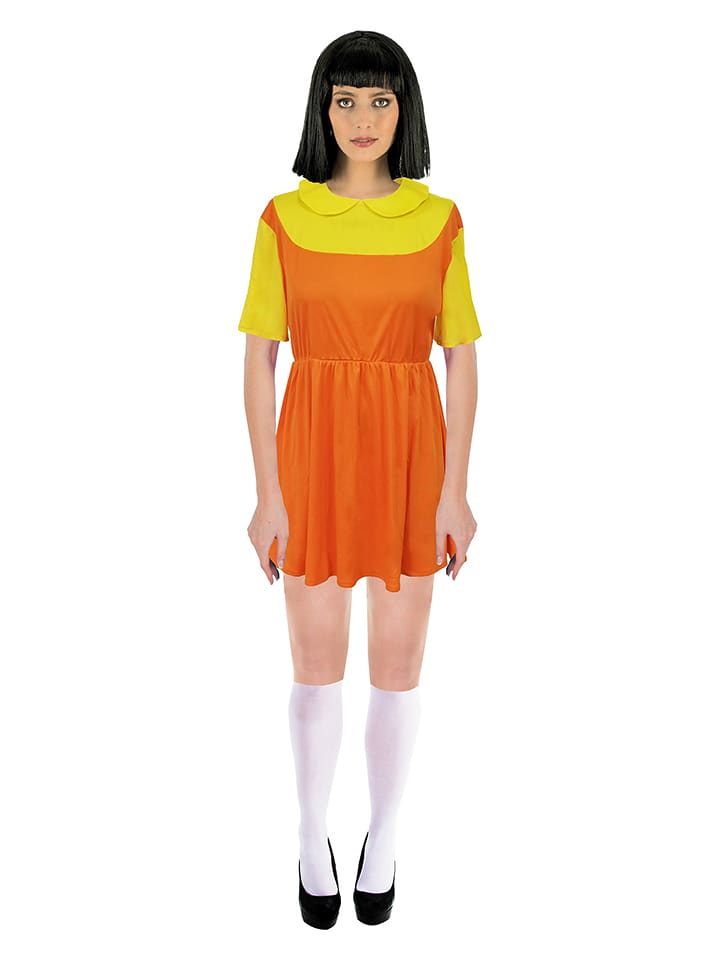 Carnival Party Sukienka kostiumowa "Squad Killer" w kolorze pomarańczowym rozmiar: 164