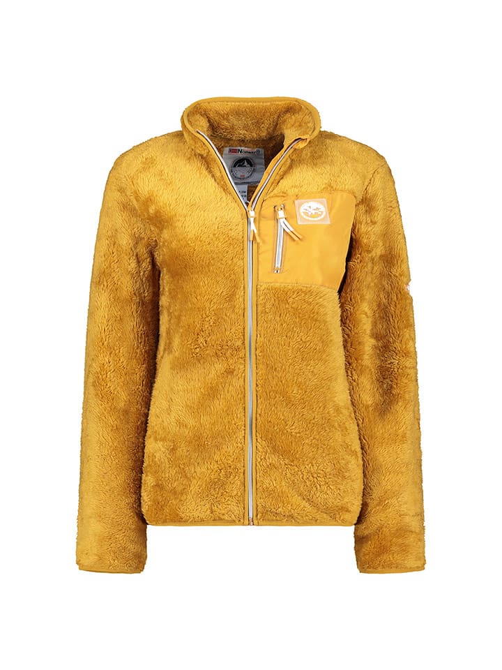 Geographical Norway Kurtka polarowa "Precious" w kolorze musztardowym rozmiar: 128