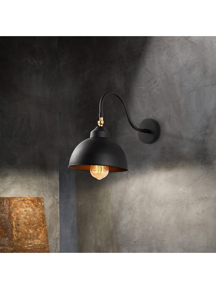 Opviq Lampa ścienna "Berceste" w kolorze czarnym - 21 x 28 cm rozmiar: onesize