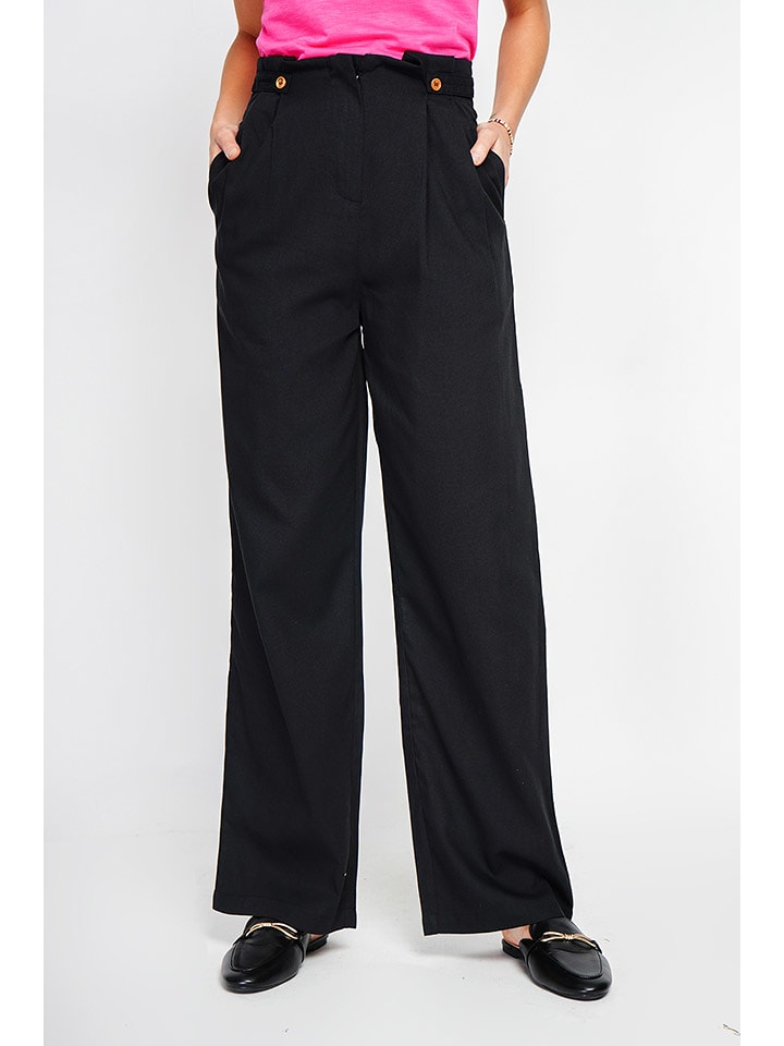 ASSUILI Spodnie w kolorze czarnym rozmiar: 38