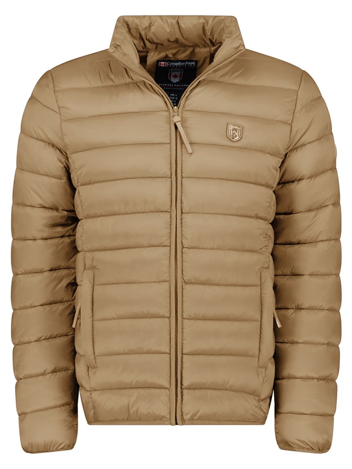 Canadian Peak Kurtka pikowana "Amitaleak" w kolorze jasnobrązowym rozmiar: 3XL