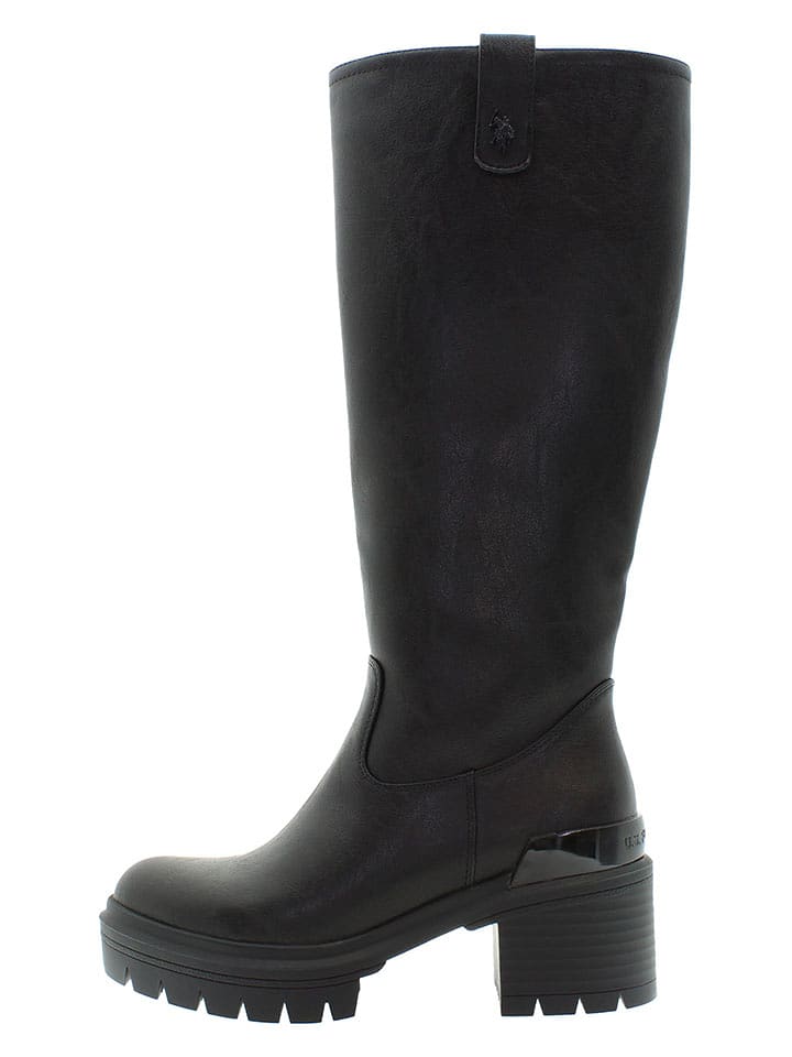 U.S. Polo Assn. Kozaki w kolorze czarnym rozmiar: 35