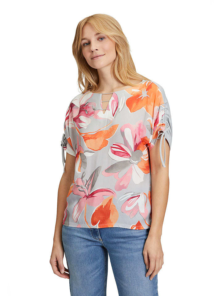 Betty Barclay Koszulka w kolorze szaro-pomarańczowo-różowym rozmiar: 38