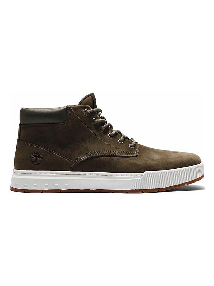 Timberland Skórzane botki "Maple Grove" w kolorze khaki rozmiar: 40