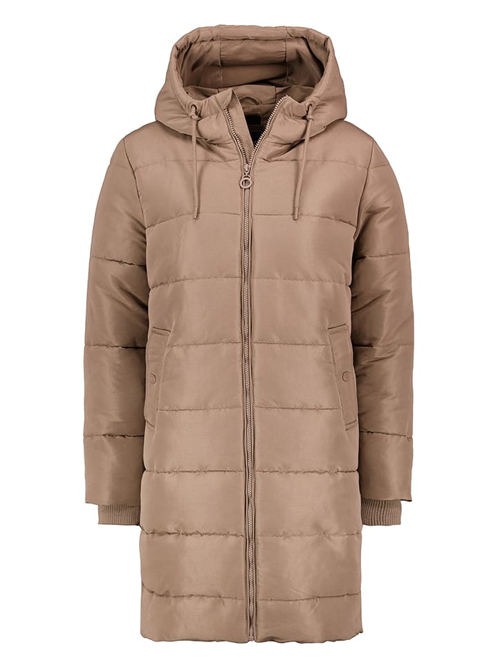 Eight2Nine Płaszcz pikowany w kolorze brązowym rozmiar: S