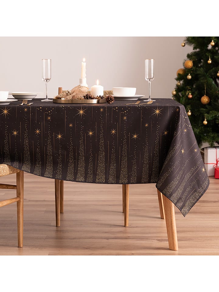 Mint Rugs Obrus "Christmas Wunder" w kolorze granatowym rozmiar: 155x300 cm