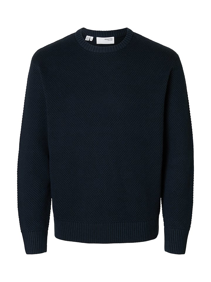 SELECTED HOMME Sweter "Henny" w kolorze granatowym rozmiar: L