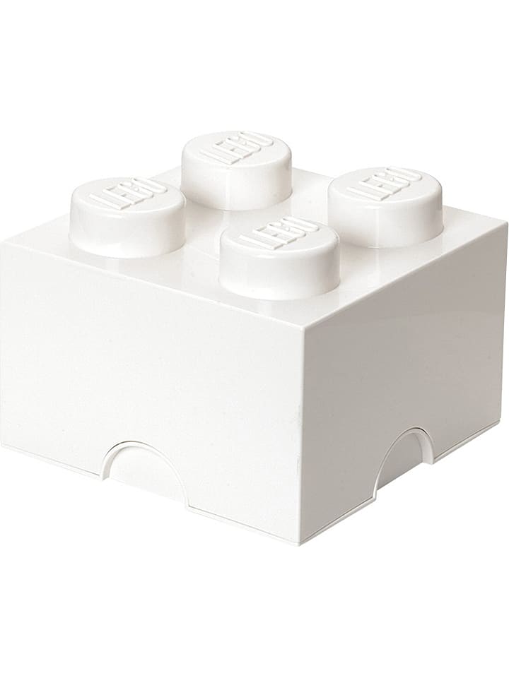 LEGO Pojemnik "Brick 4" w kolorze białym - 25 x 18 x 25 cm rozmiar: onesize
