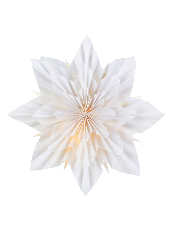 Marksljöd Lampa wisząca "Neela" w kolorze białym - Ø 56 cm rozmiar: onesize