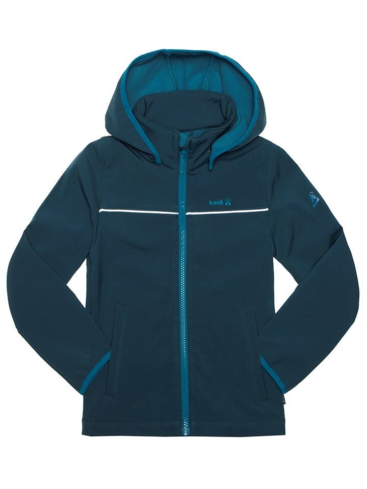 Kamik Kurtka softshellowa "Jarv" w kolorze morskim rozmiar: 110