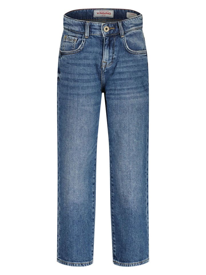 Vingino Dżinsy - Comfort fit - w kolorze niebieskim rozmiar: 122