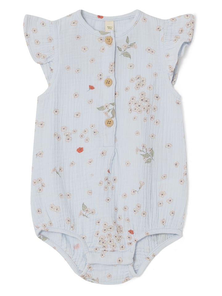 garbo&friends Rampers w kolorze błękitnym rozmiar: 86/92