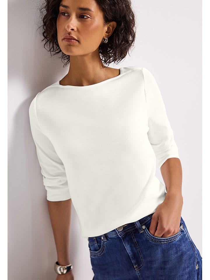 Street One Koszulka w kolorze białym rozmiar: 44