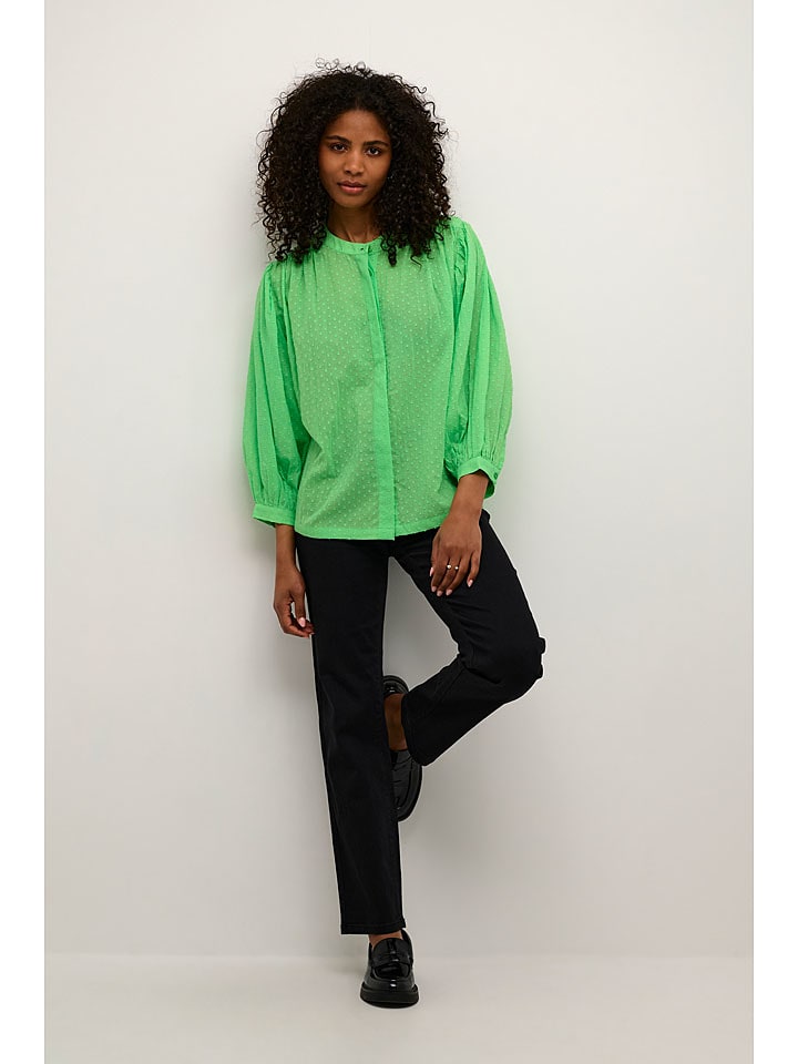 Kaffe Bluzka "Roca" w kolorze zielonym rozmiar: 44