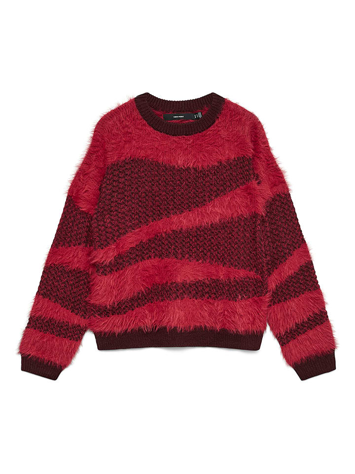 Vero Moda Sweter w kolorze czerwono-bordowym rozmiar: L