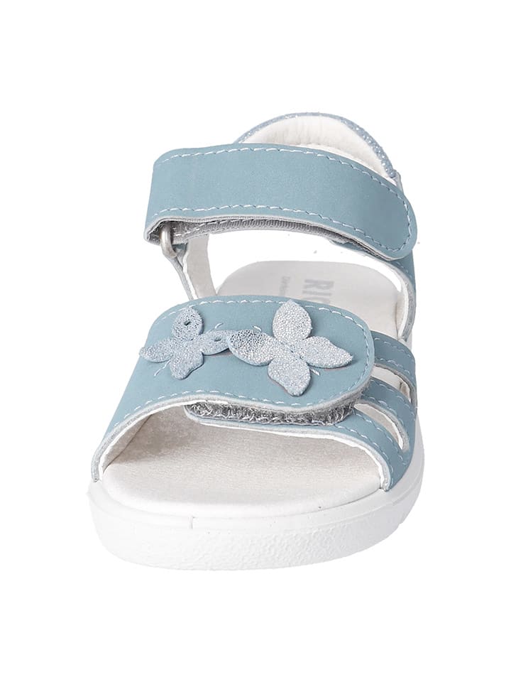 Ricosta Skórzane sandały "Sasika" w kolorze błękitnym rozmiar: 28