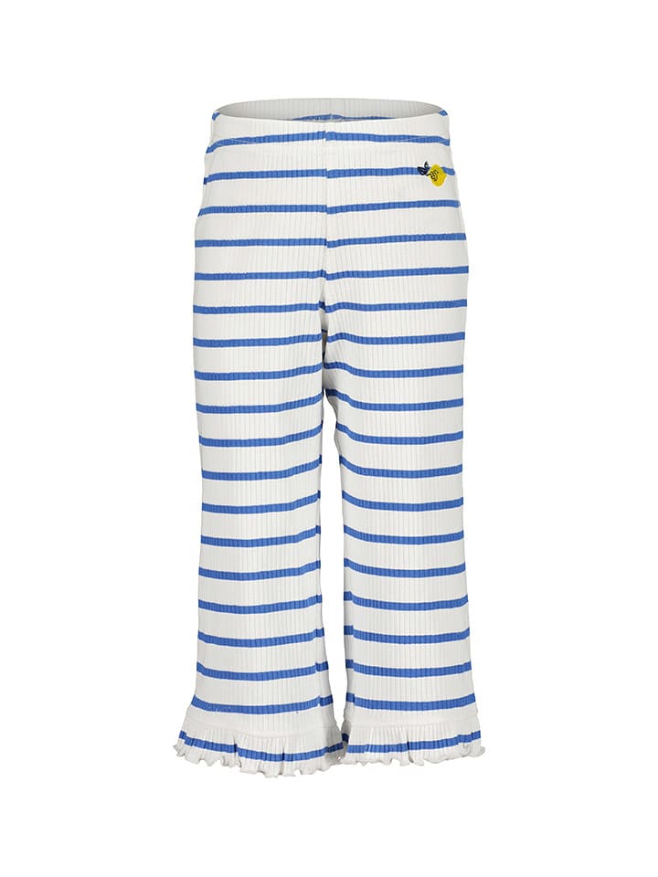 Blue Seven Spodnie w kolorze biało-niebieskim rozmiar: 98