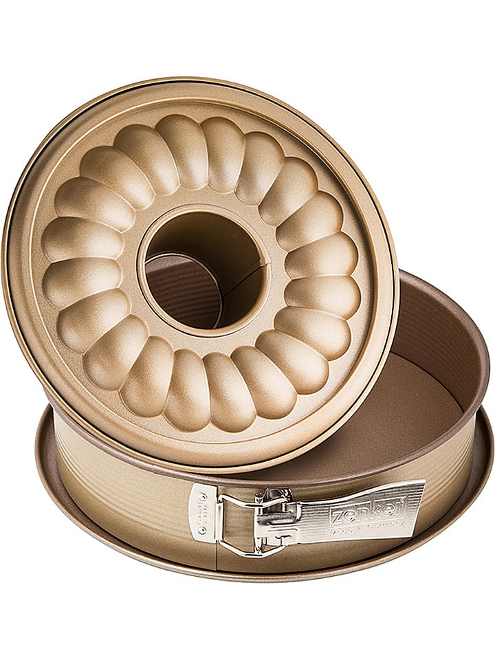 Zenker Tortownica "Mojave Gold" w kolorze brązowo-złotym - Ø 26 cm rozmiar: onesize