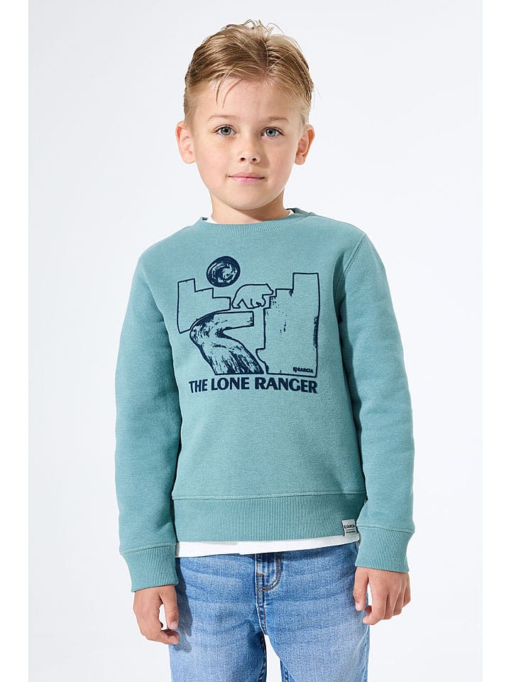 Garcia Bluza w kolorze turkusowym rozmiar: 128/134