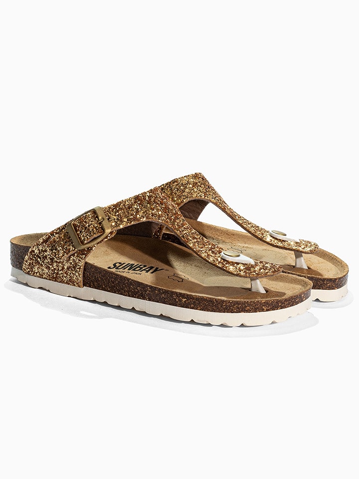 Sunbay Japonki "Camelia" w kolorze złotym rozmiar: 36