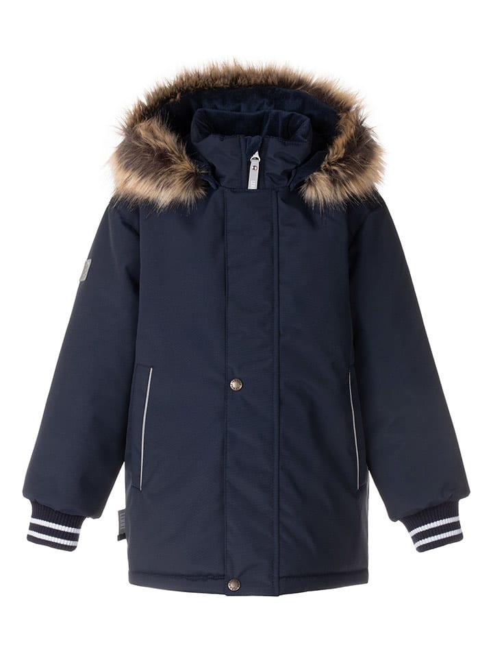 LENNE Parka zimowa "Buddy" w kolorze granatowym rozmiar: 122