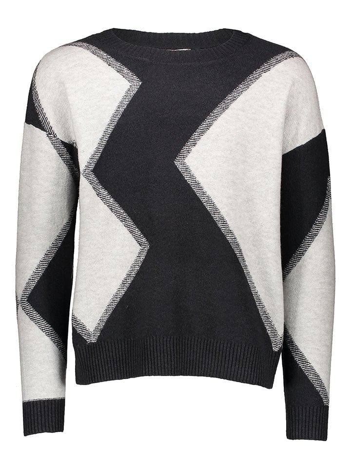 Cecil Sweter w kolorze czarno-białym rozmiar: XL