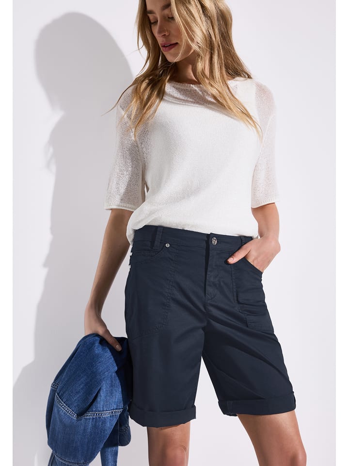 Street One Bermudy w kolorze granatowym rozmiar: W40