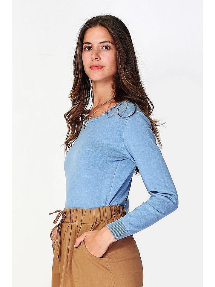 William de Faye Sweter w kolorze błękitnym rozmiar: 34