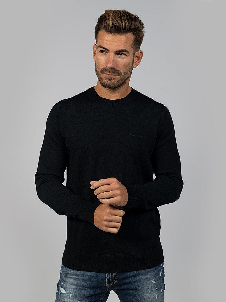 Ben Sherman Sweter w kolorze czarnym rozmiar: XL