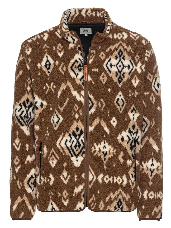 Camel Active Kurtka polarowa w kolorze jasnobrązowym rozmiar: 3XL