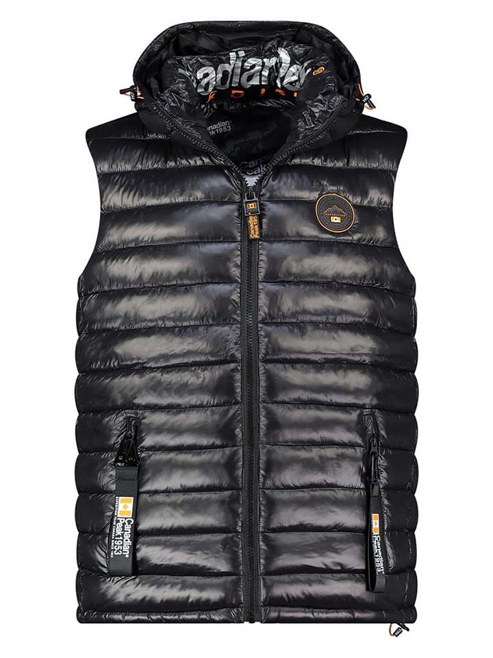 Canadian Peak Kamizelka pikowana "Valneak" w kolorze czarnym rozmiar: XXL