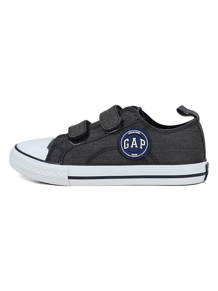 GAP Sneakersy "Houston Velcro IV" w kolorze czarnym rozmiar: 28
