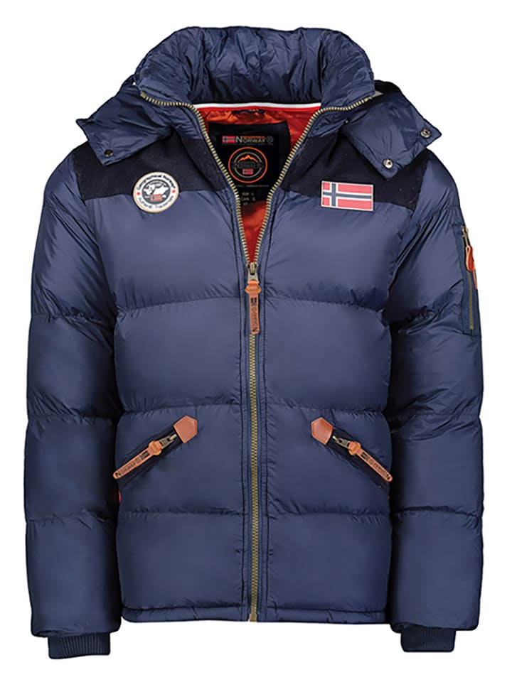 Geographical Norway Kurtka pikowana "Celien" w kolorze granatowym rozmiar: 164