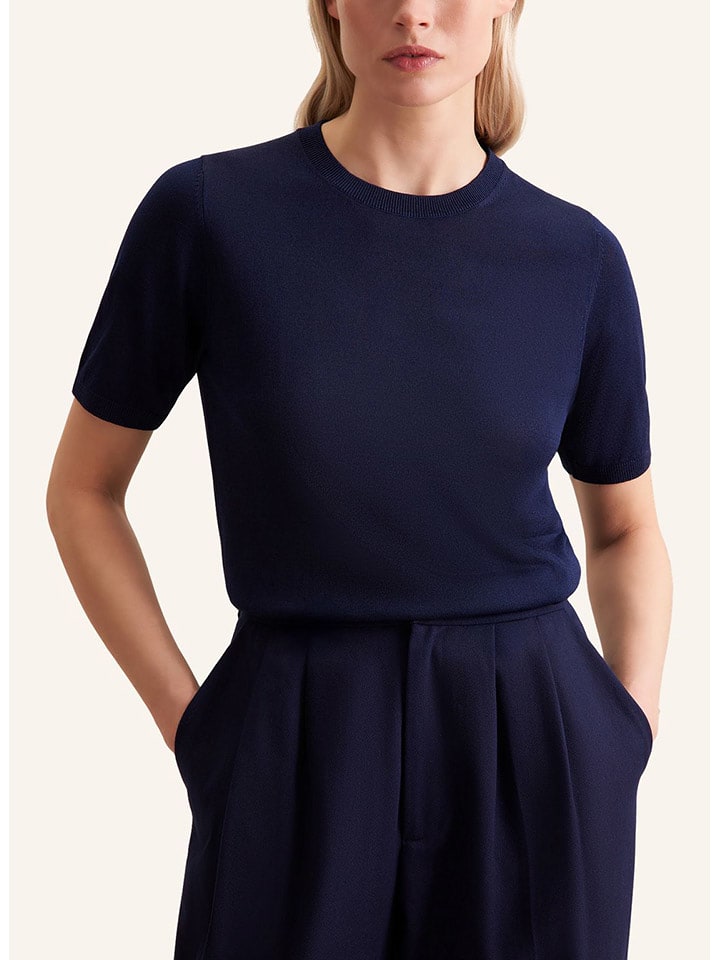 Seidensticker Sweter w kolorze granatowym rozmiar: S