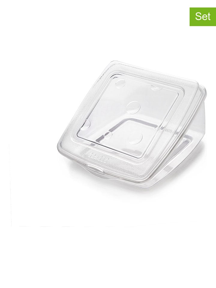 Ibili Pojemniki (2 szt.) na ser - 13 x 8 x 13 cm rozmiar: onesize