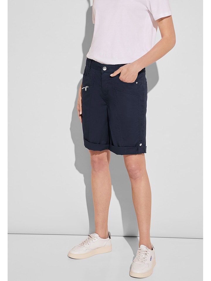 Street One Bermudy "Yulius" w kolorze granatowym rozmiar: 34
