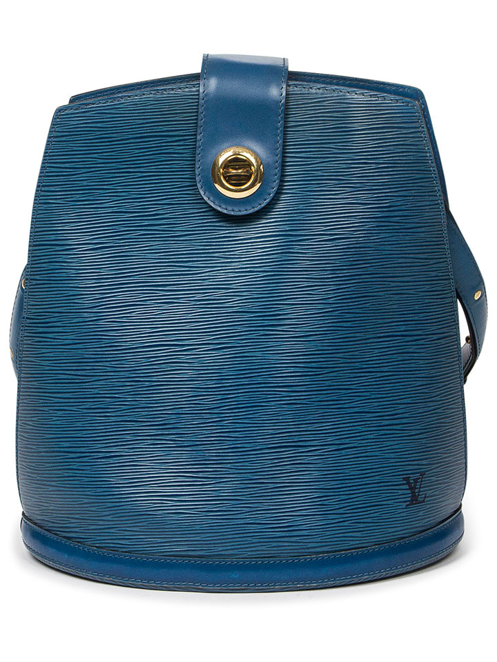 Louis Vuitton Skórzana torebka w kolorze niebieskim - 26 x 30 x 17 cm rozmiar: onesize