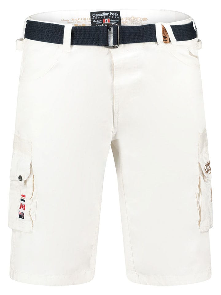 Canadian Peak Bermudy "Panoplieak" w kolorze białym rozmiar: S