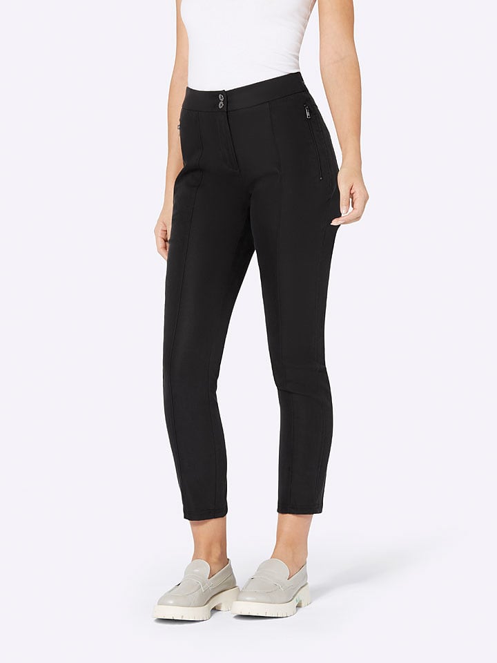 Heine Spodnie w kolorze czarnym rozmiar: W18