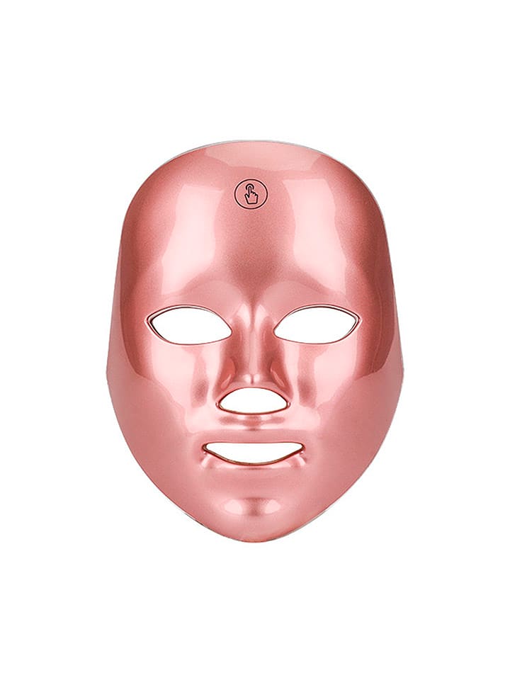 DAM Maska LED w kolorze jasnoróżowym do twarzy rozmiar: onesize