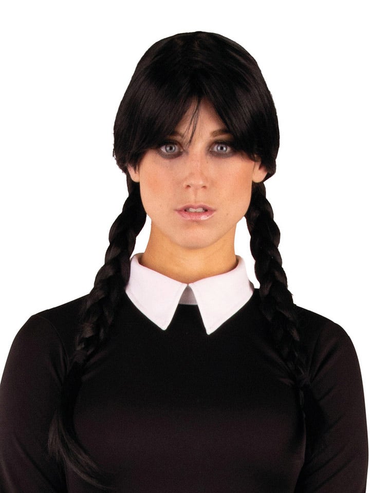 Rubie`s Peruka z warkoczami "Wendy" w kolorze czarnym rozmiar: onesize