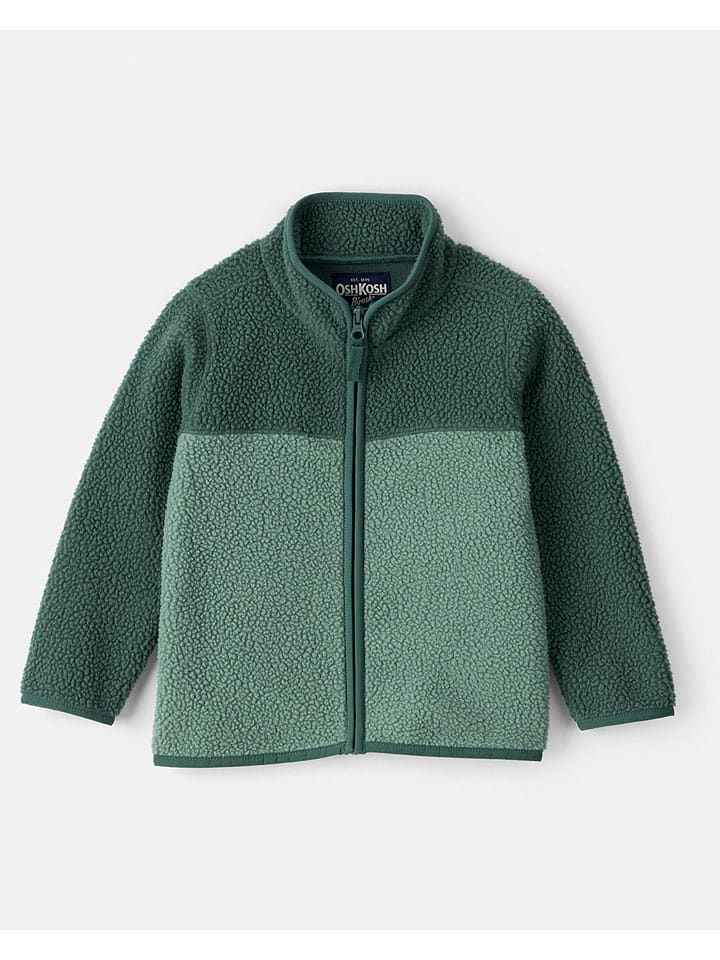 OshKosh Kurtka polarowa w kolorze zielonym rozmiar: 98