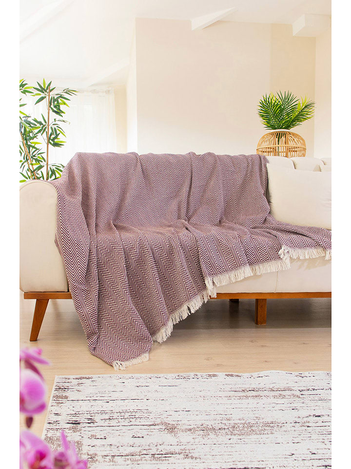 Elizabed Pled w kolorze jasnoróżowym rozmiar: 170x200 cm