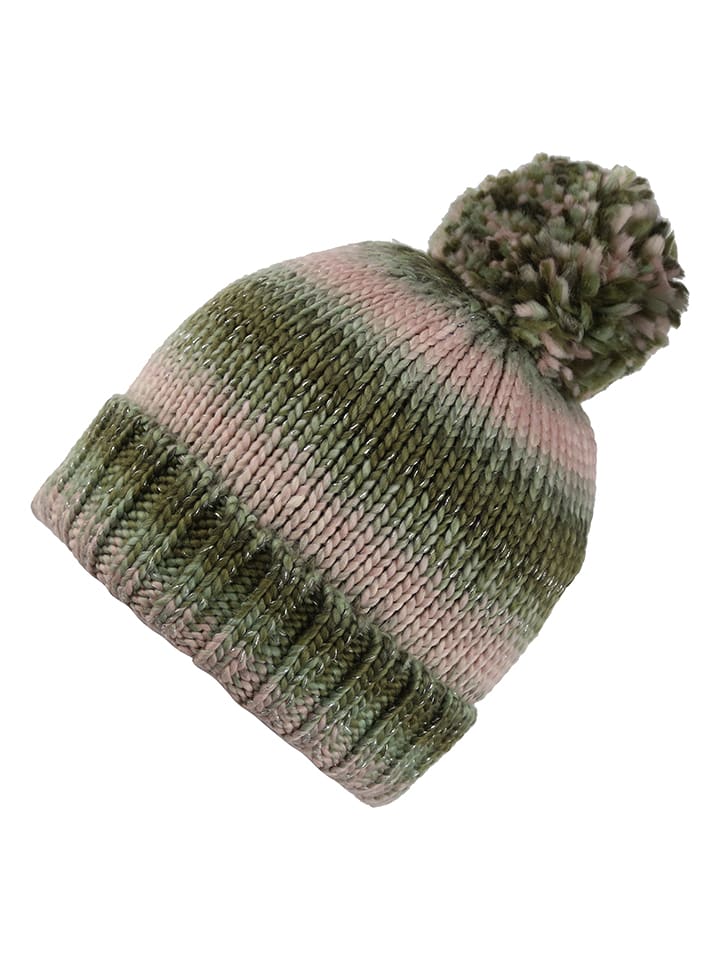 Regatta Czapka "Frosty Hat VI" w kolorze zielono-jasnoróżowym rozmiar: onesize