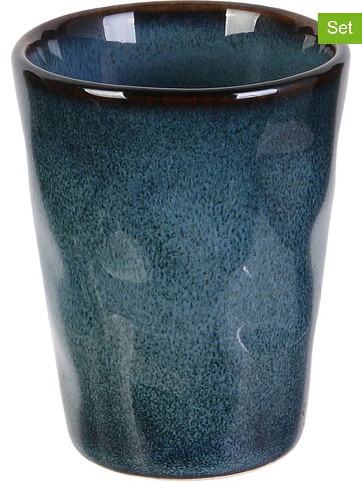 every ware Kubki (6 szt.) w kolorze niebieskim do espresso - 100 ml rozmiar: onesize