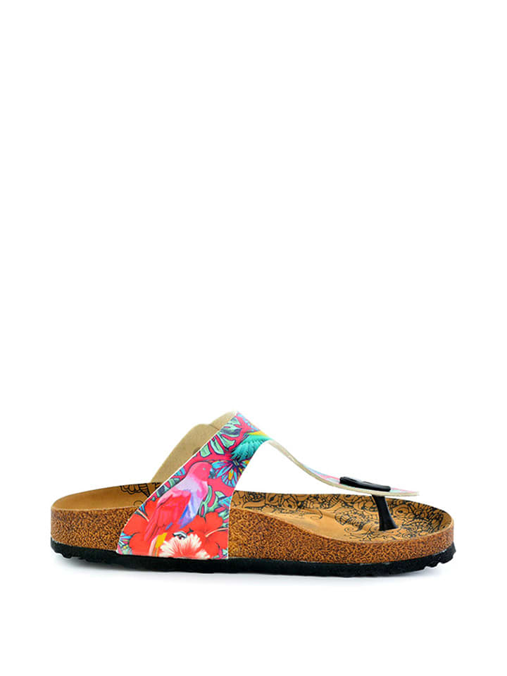 Calceo Japonki w kolorze różowo-turkusowym rozmiar: 41