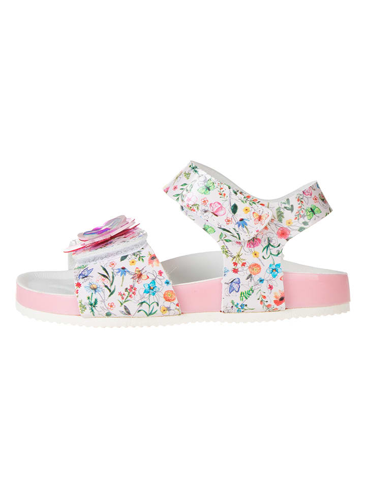 Lelli Kelly Sandały "Sara" w kolorze białym ze wzorem rozmiar: 25