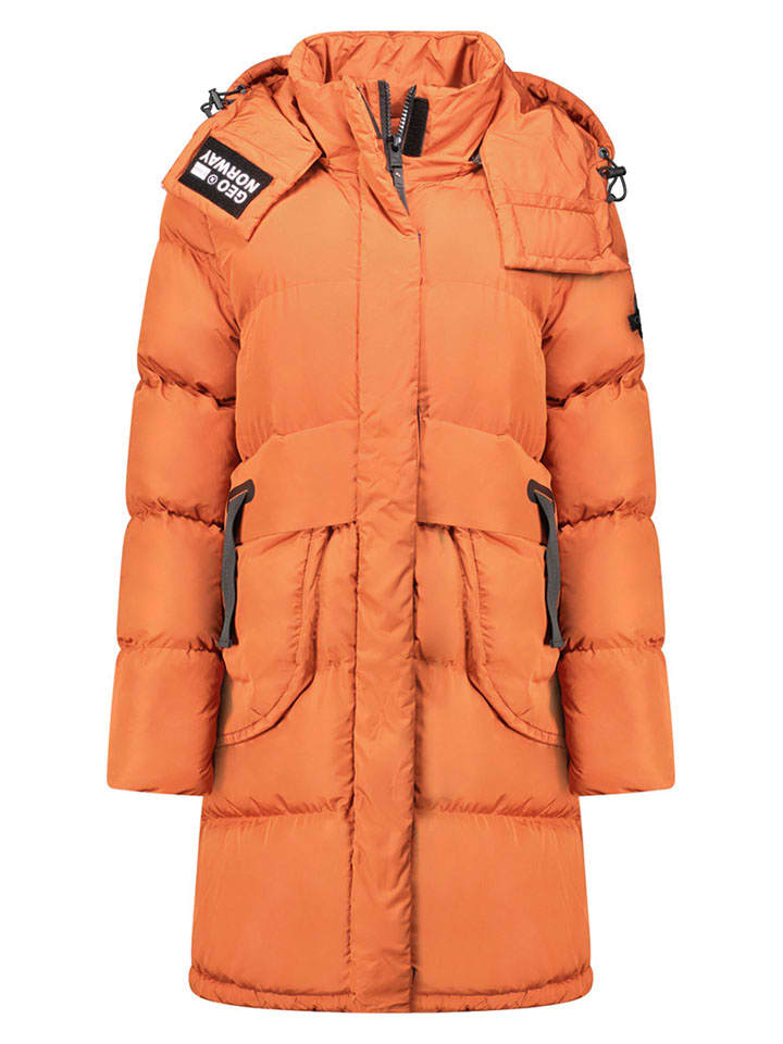 Geographical Norway Kurtka zimowa "Dalmira" w kolorze pomarańczowym rozmiar: XXL