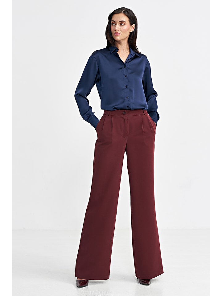 Nife Spodnie w kolorze czerwonym rozmiar: 38